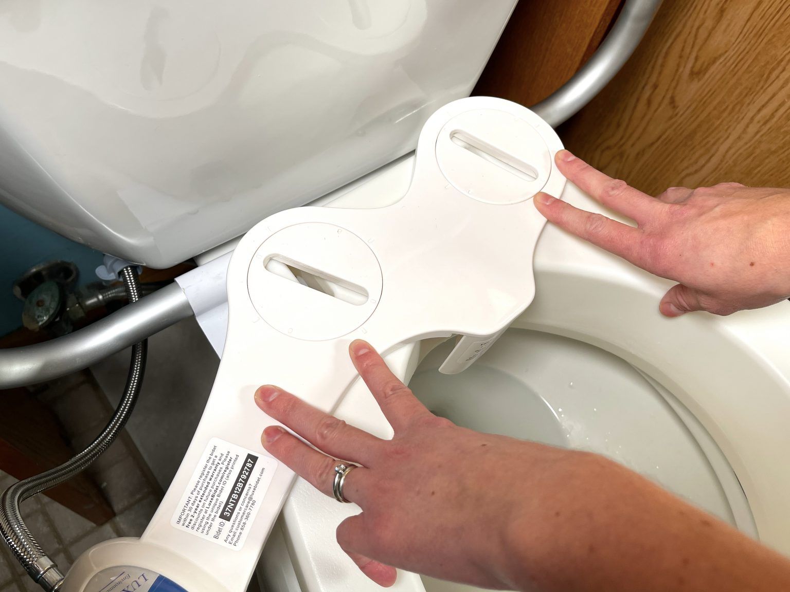 How to Install a Bidet with a Raised Toilet Seat EquipMeOT