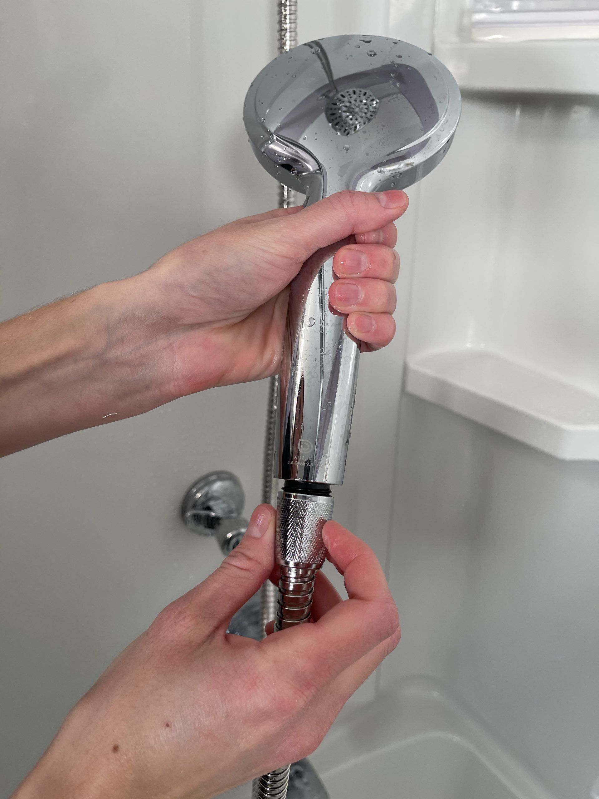 How to Install a Handheld Shower Head AquaDance Rainfall Combo EquipMeOT